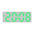 Simple Style LED Electronic Alarm Clock Battery and Plug-in Dual-use Timepiece Yida Time