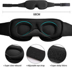 3D Sleep Eye Mask | Soft Padded Memory Foam Eyeshade