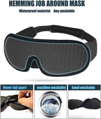 3D Sleep Eye Mask | Soft Padded Memory Foam Eyeshade