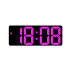 Simple Style LED Electronic Alarm Clock Battery and Plug-in Dual-use Timepiece Yida Time