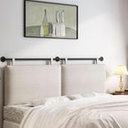 Linen Upholstered King Headboard Wall Mounted Bedroom Decor