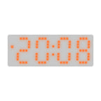 Simple Style LED Electronic Alarm Clock Battery and Plug-in Dual-use Timepiece Yida Time