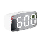 Simple Style LED Electronic Alarm Clock Battery and Plug-in Dual-use Timepiece Yida Time