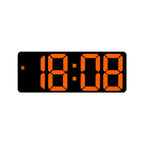 Simple Style LED Electronic Alarm Clock Battery and Plug-in Dual-use Timepiece Yida Time