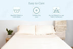 Organic Sateen Bed Sheets Set | GOTS Certified
