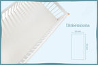 "Baby crib sheets in soft white organic cotton on crib mattress, Elasticized corner of organic baby crib sheet fitted to mattress