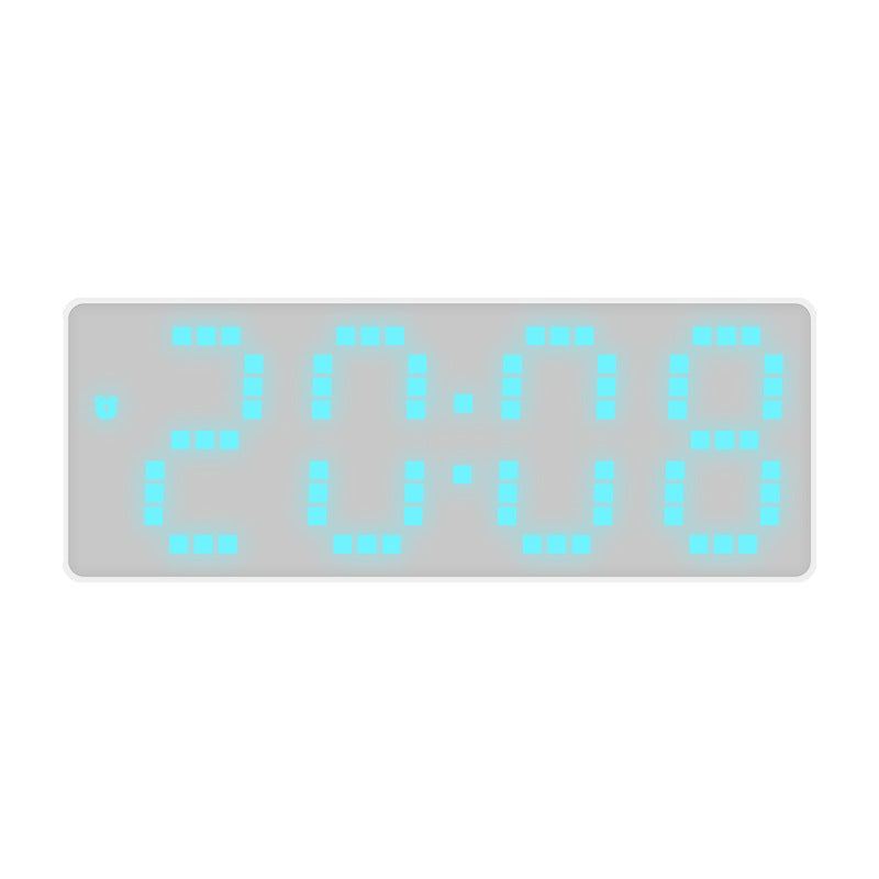 Simple Style LED Electronic Alarm Clock Battery and Plug-in Dual-use Timepiece Yida Time