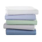 Clean Design Home 100 Cotton Sheet Set styled in queen bedroom