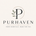 Purhaven logo with a stylized serif letter P, a leaf branch, a thin oval line, and the text 'PURHAVEN' and 'HOME ESSENTIALS. MADE FOR YOU.