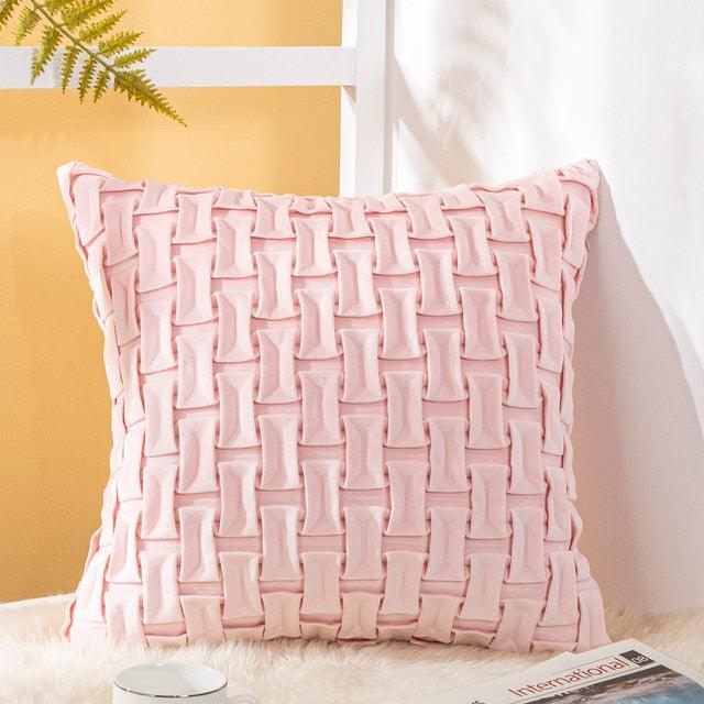 Cushion Cover Solid Colorful Throw Pillow Cases Velvet Gray Couch Pillow Covers Decorative Pillows for Couch Chair Bed Square Home Gray Decoration Cushions For Living Room Bedroom