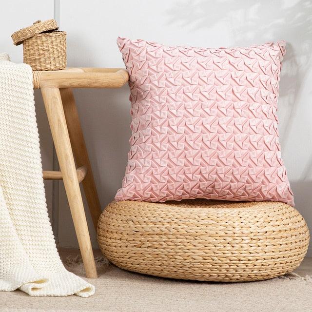 Cushion Cover Solid Colorful Throw Pillow Cases Velvet Gray Couch Pillow Covers Decorative Pillows for Couch Chair Bed Square Home Gray Decoration Cushions For Living Room Bedroom