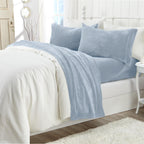 Solid Plush Sheet - Velvet Luxe Collection color assortment display