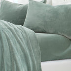 Solid Plush Sheet - Velvet Luxe Collection size and fit reference