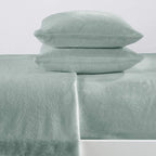 Solid Plush Sheet - Velvet Luxe Collection size and fit reference