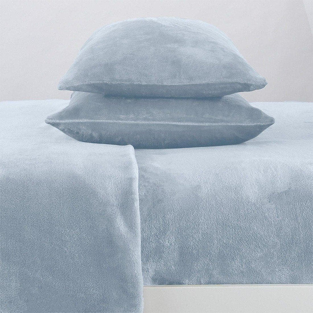 Solid Plush Sheet - Velvet Luxe Collection color assortment display