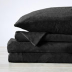Solid Plush Sheet - Velvet Luxe Collection color assortment display