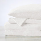 Solid Plush Sheet - Velvet Luxe Collection packaging with label