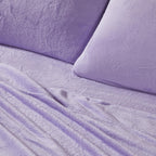 Solid Plush Sheet - Velvet Luxe Collection close-up showing velvety texture