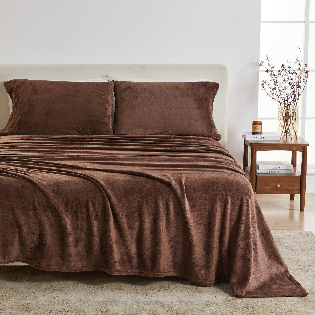 Solid Plush Sheet - Velvet Luxe Collection size and fit reference
