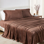 Solid Plush Sheet - Velvet Luxe Collection size and fit reference