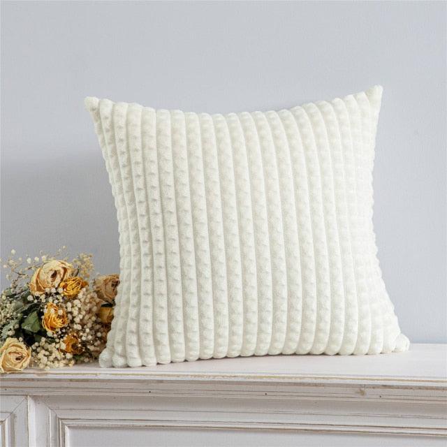 Cushion Cover Solid Colorful Throw Pillow Cases Velvet Gray Couch Pillow Covers Decorative Pillows for Couch Chair Bed Square Home Gray Decoration Cushions For Living Room Bedroom