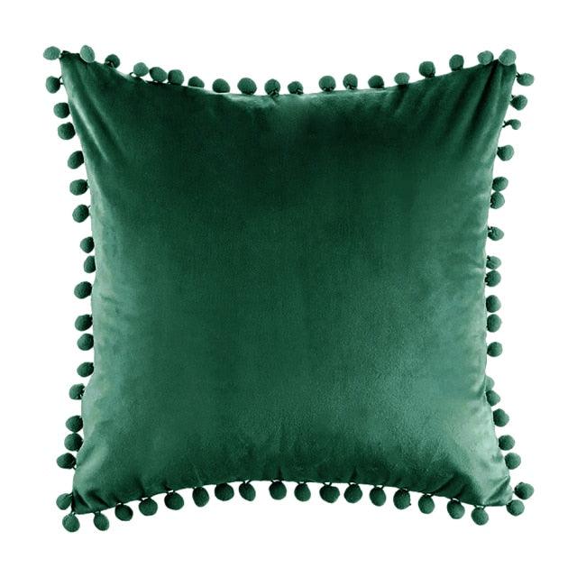 Soft Pillowcases Solid Cushion Cover Square Decorative Velvet Pillow Covers Elegant Colors Cushion Case Decorate Colorful Pillow Cases For Sofa Bed Home