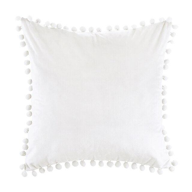 Soft Pillowcases Solid Cushion Cover Square Decorative Velvet Pillow Covers Elegant Colors Cushion Case Decorate Colorful Pillow Cases For Sofa Bed Home