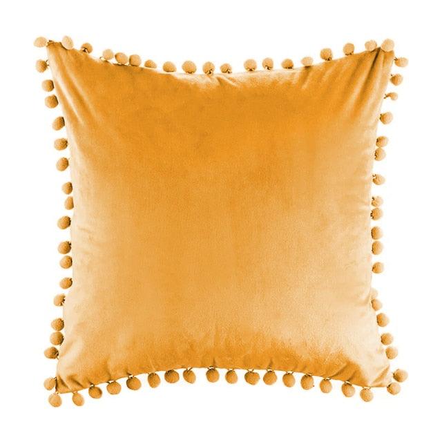 Soft Pillowcases Solid Cushion Cover Square Decorative Velvet Pillow Covers Elegant Colors Cushion Case Decorate Colorful Pillow Cases For Sofa Bed Home