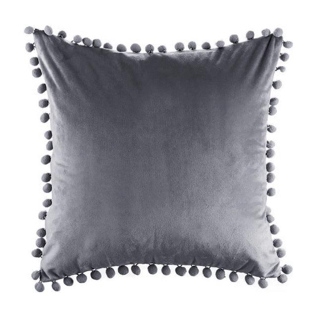 Soft Pillowcases Solid Cushion Cover Square Decorative Velvet Pillow Covers Elegant Colors Cushion Case Decorate Colorful Pillow Cases For Sofa Bed Home