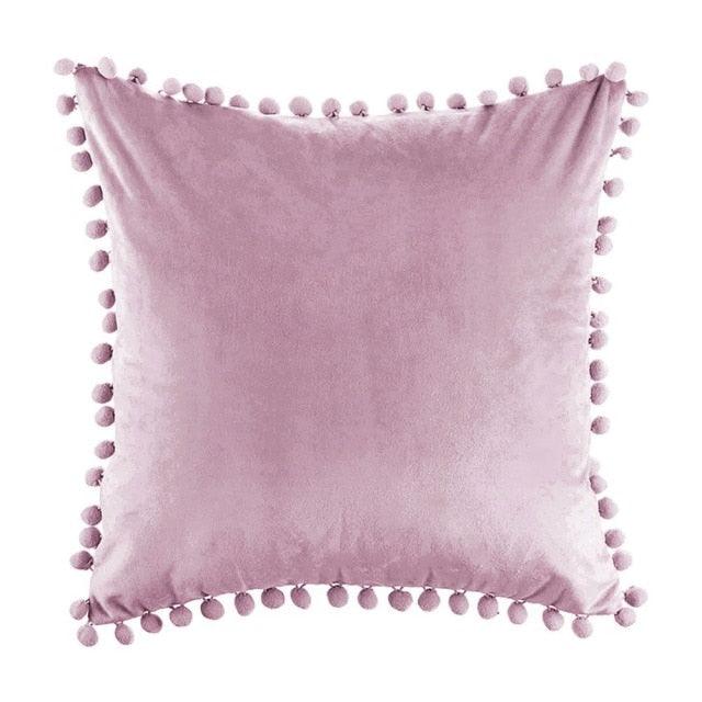 Soft Pillowcases Solid Cushion Cover Square Decorative Velvet Pillow Covers Elegant Colors Cushion Case Decorate Colorful Pillow Cases For Sofa Bed Home